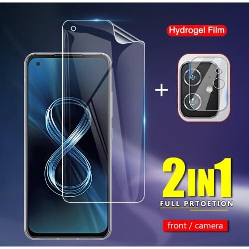 Slim Front Soft TPU Protective Hydrogel Film For Asus Zenfone 8 7 Pro Zenfone8 Flip ZS590KS Camera Lens Screen Protector Glass