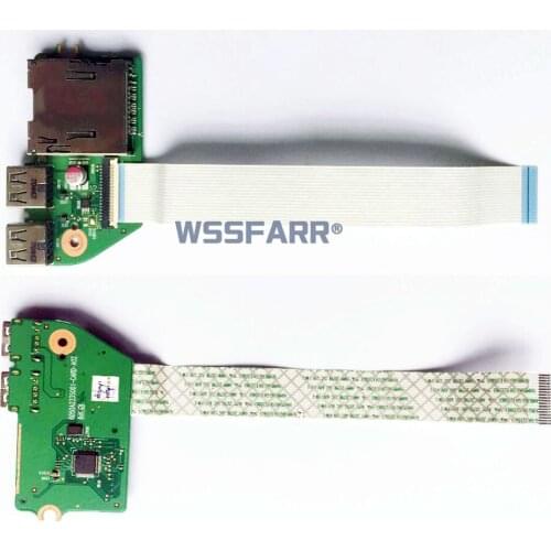 Original For Satellite Pro L650 PSK1KA L655 USB reader card board with cable 6050A2335001-CARD-A02