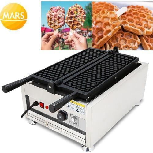 MARS Commercial Use Nonstick 110v 220v Electric Honeycomb Bubble Waffle Pops Maker Machine Iron Baker with CE