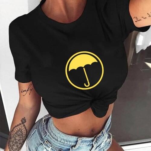 Umbrella Academy Graphic Printed Summer Femme T-Shirt Cotton Short Sleeve Casual Fashion Tee New Style Anime Streetwear Tops