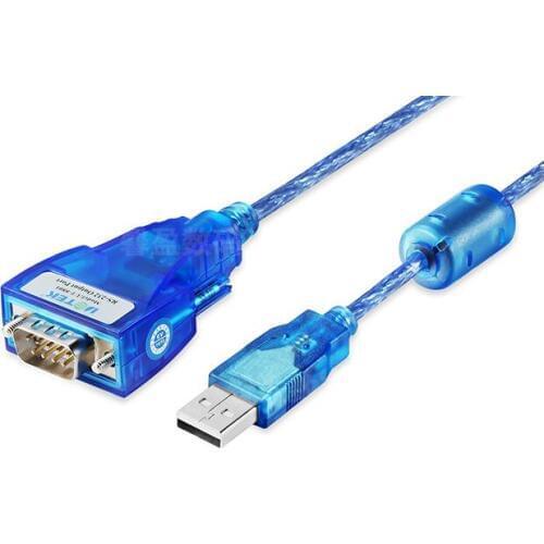 1pcs/lot 1.5m Industrial USB 2.0 to RS232 Output serial line USB2.0 9-pin 9PIN serial cable com port Converter