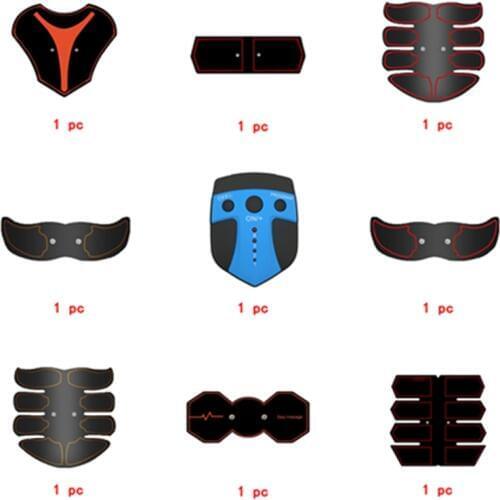 1pc Weight Loss Abdominal Muscle Slim Belt EMS Figure Body Slimming TENS Replacement Part Muscle Stimulator Machine Rechargeable