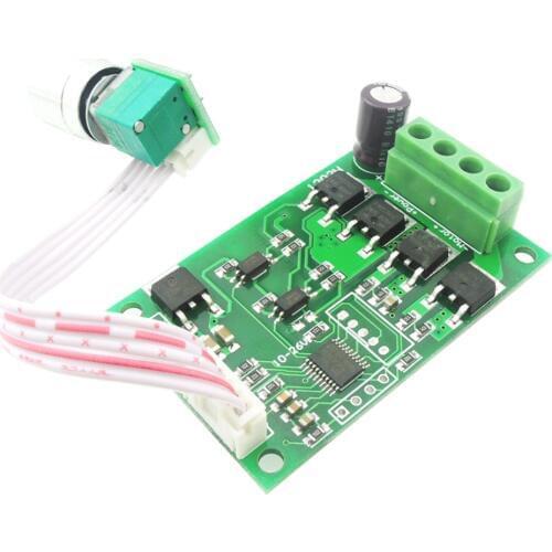 12 v24v dc motor controller+ Speed control knob switch/Fully automatic and reversing/xj