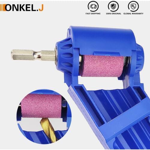 ONKEL.J 1Set Corundum Grinding Wheel Drill Bit Sharpener Titanium Drill Portable Drill Bit Powered Tool Parts