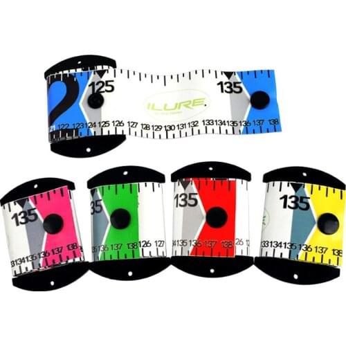 53.15 inch Fish ruler with plate Color fish measuring ruler Waterproof Fish Measuring Sticker Fishing Measuring Tape