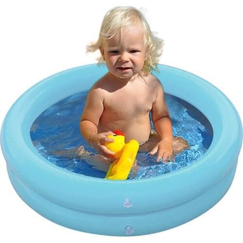 65cm Inflatable Round Swimming Pool Children Inflatable Pool Bathing Tub Baby Kid Home Outdoor Large Swimming Pool