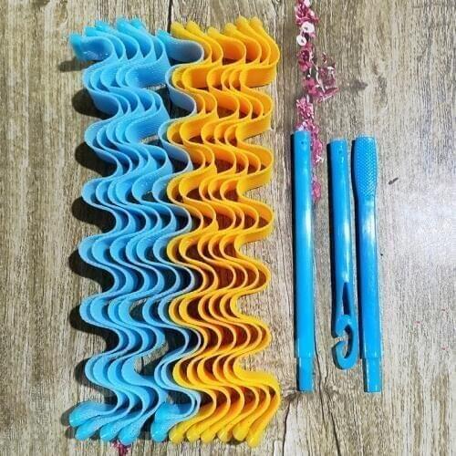 12PCS DIY Magic Hair Curler Portable Hairstyle Roller Sticks Durable Beauty Makeup Curling Hair Styling Tools