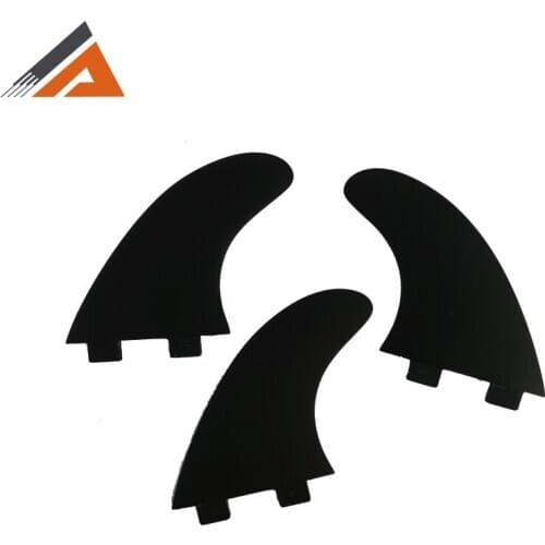 Black FCS G5 Thruster Fiberglass Fins Surfboard Fins Surf Fins For Surfing