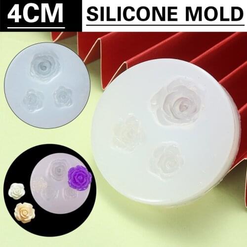 Flowers Mold Mini Earrings Pendants Silicone Resin Mold Flower Resin Casting Mold DIY Hand Crafts Jewelry Art Tools