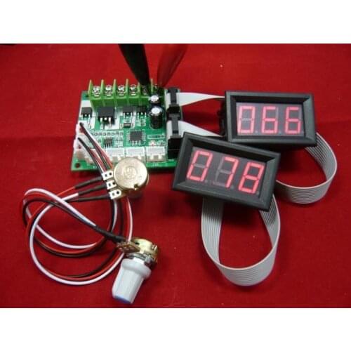 Dual-channel DC Brushed Motor Speed Controller Pwm Speed Controller 12-24V 2-channel 10A PLC 0-5V Control