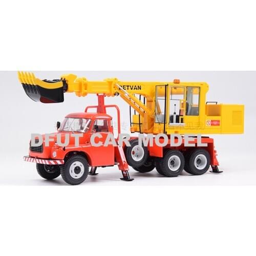 1:43 scale Alloy Toy Soviet Union Tatra-148 UDS-110A Digging machine Model Of Childrens Toy Car Original Authentic Kids Toys