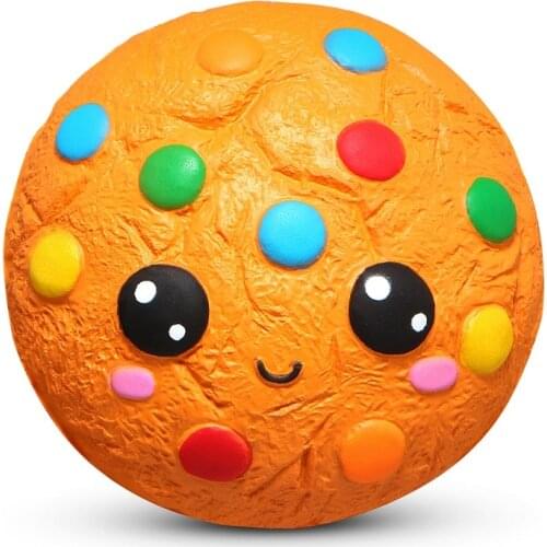 Jumbo Squishy Food Chocolate Cookie Squishies Cream Scented Slow Rising Stress Relief Toy Kids Birthday Party Xmas Gift 11*5.5CM