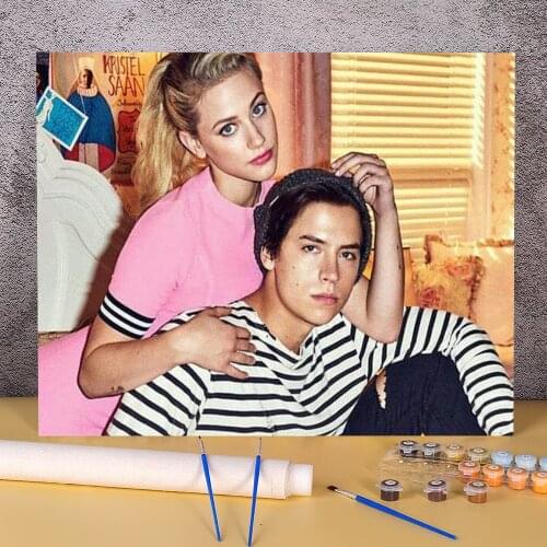 Riverdale Painting By Numbers Kit Oil Paints 40*50 Paiting By Numbers Home Decoration Crafts For Adults For Wholesale