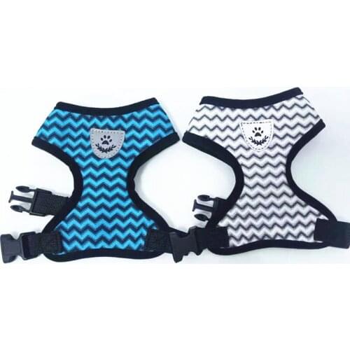 Pet Harness and Leash Set Breathable Striped Cat Harness Vest Adjustable Chest Strip For Small Dogs Chihuahua arnes para perro