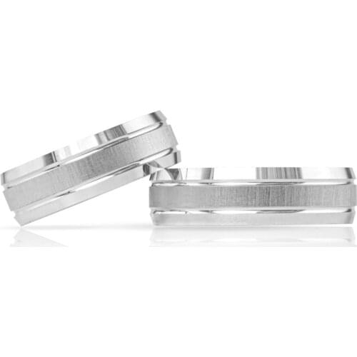 SILVERFONI 925 Sterling Real Silver Wedding Rings Set For Men And Women Luxury Jewelry Fashion Engagement Anniversary New Season