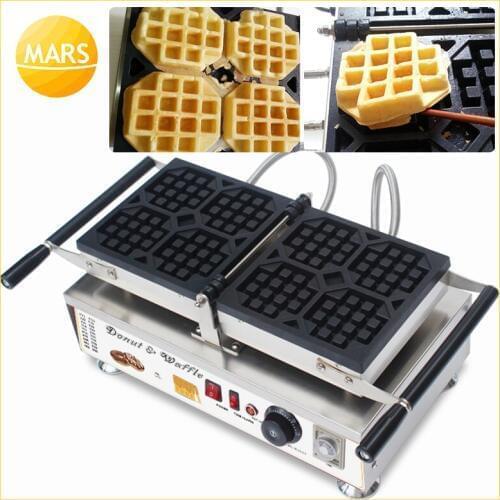 Mars commercial liege waffle maker machine 110v 220v electric belgium waffle maker machine baker