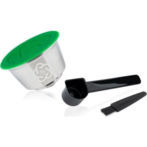 Refillable Coffee Capsule For Dolce Gusto Reusable Stainless Steel Filter Cup For Nescafe Cofee Machine Cream Maker New Upgraded