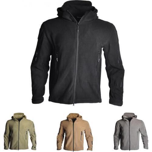 Soft Polar Fleece Men Clothes Softshell Sharkskin Hunting Jacket Sportwear Outdoor Hiking Camping Windbreaker