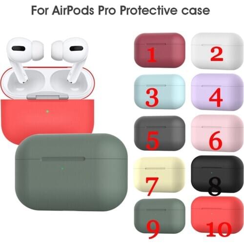 Soft Silicone Case For Apple Airpods Pro Case Cover Skin Protector For iPhone Airpods 3 Accessories