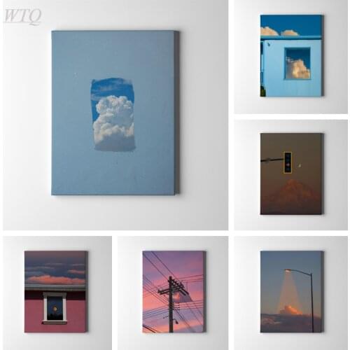 Landscape Sky Street Printed Anime Posters Wall Poster Canvas Painting Wall Decor Wall Art Picture Room Decoration Home Decor