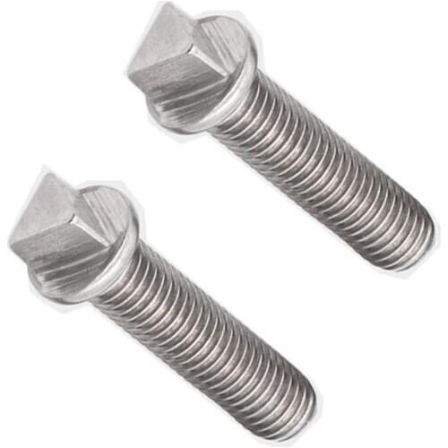 M8 M8*25/30/35/40/45/50mm M8x25/30/35/40/45/50 304 Stainless Steel Anti-Theft Bolt Burglar-Proof Triangle Security Head Screw