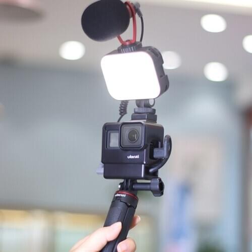 Ulanzi Vijim VL-100C Mini Soft LED Vlog Light Adjustable On Camera Fill Light 2500K-6500K Dimmable Light Lamp Light for phone