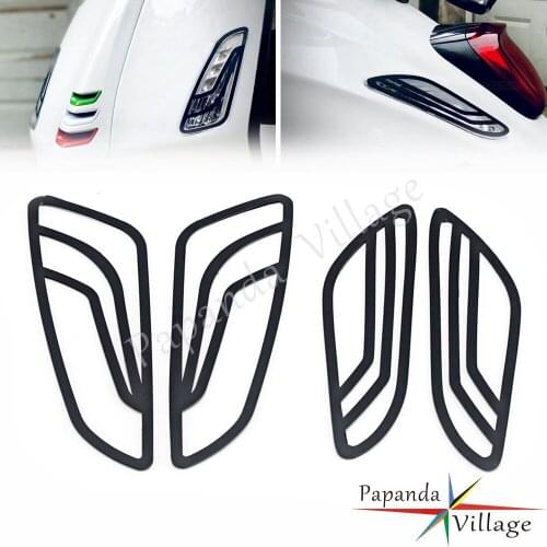 For Vespa Sprint Primavera 150 Scooter Black Front/Rear Turn Signal Light Grille Cover Indicator Lamp Protector Guard Mesh Case