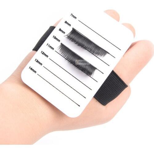 1pc Acrylic Eyelash Holder with belt Hand Lash Stand Pallet Lashes Extension Essential Tools fake eye Lash scale pad