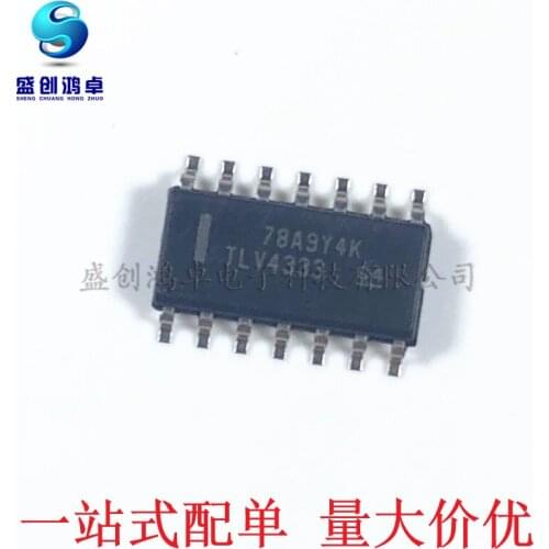 100% New&original TLV4333IDR SOIC-14 TLV4333 In Stock