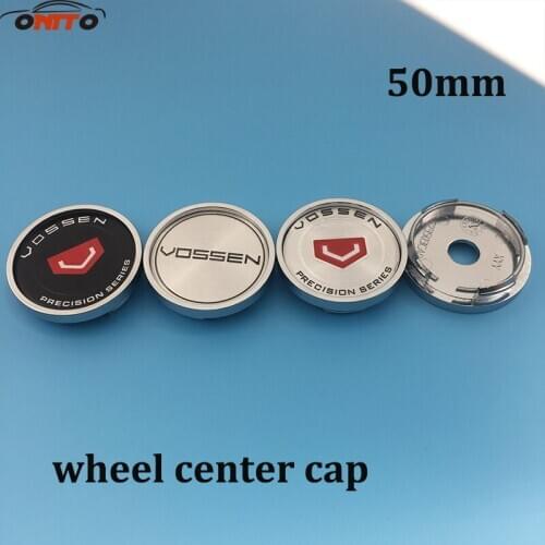 20pcs/set 50mm Wheel Dust-proof emblem covers sliver black VOSSEN logo Car Wheel Center Hub Caps Car Styling auto accessories
