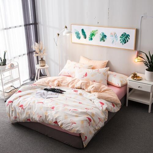2018 New Home Textile 100% Cotton 3/4pcs Bedding Sets Bed Linen Duvet Cover Bed Sheet Pillowcase/bed Set