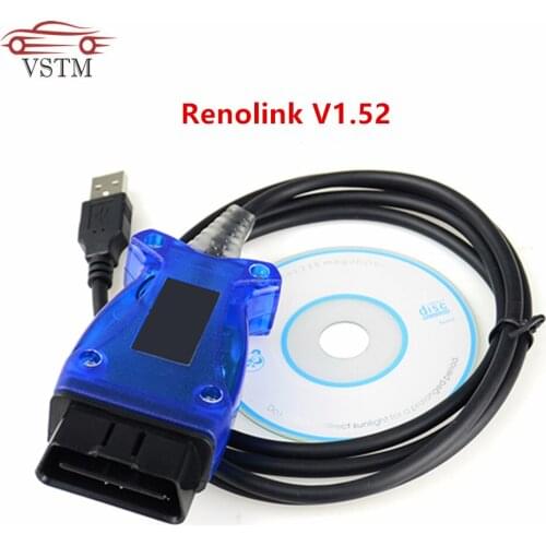 Renolink OBD2 For ECU Programmer V1.52 USB Diagstnotic Cable