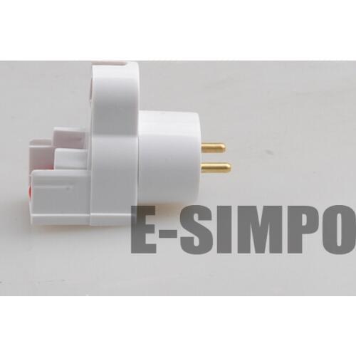 Fluorescent T8 to T5 endcap converter, T8-T5 adapter, T5 Lamp Holder to T8 lamp Base converter, CE Rohs Z1067