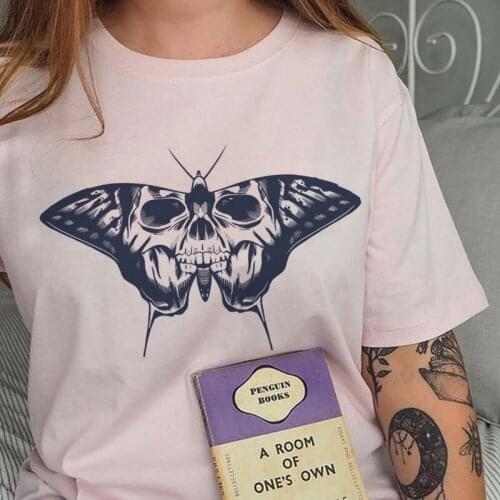 Butterfly T-shirt Women Harajuku Funny Graphic Print New Summer Ladies Short Sleeve Casual Chic Aesthetic Clothes Women T Shirt