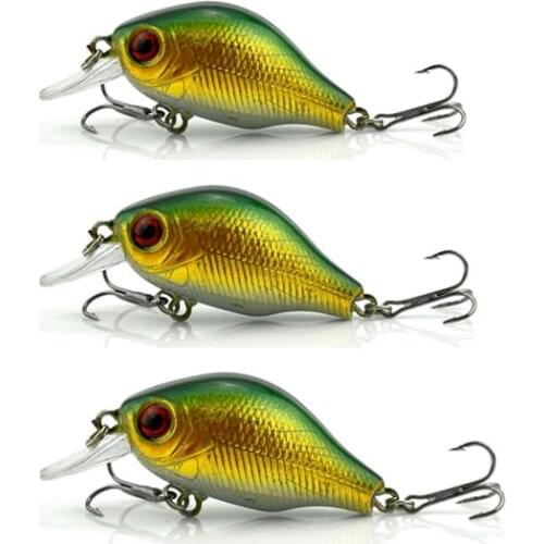 HENGJIA hard plastic crankbaits wobblers artificial pesca trout catfish fishing lures pesca swim baits 5.5cm 8g 8#hooks