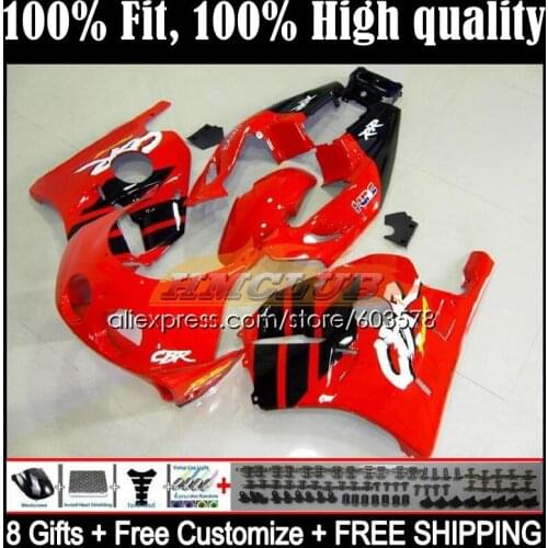 Injection For HONDA CBR 250 250RR 1990 1991 1992 1993 1994 43CL.30 CBR250RR MC22 CBR250 R RR 95 96 97 98 99 Fairing Factory Red