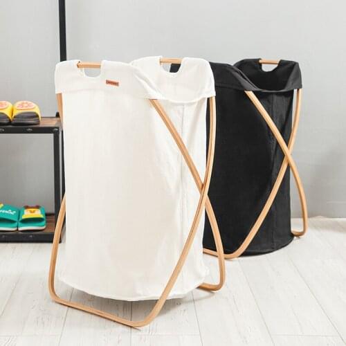 Laundry Basket Folding Dirty Clothes Storage Basket Nordic Fabric Clothes Basket Large