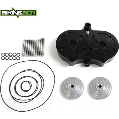 BIKINGBOY For Yamaha YFZ 350 Banshee 87-12 88 89 90 91 92 93 94 Cool Head Shell + 21cc Domes Head + Studs + O-Rings 64mm - 66mm
