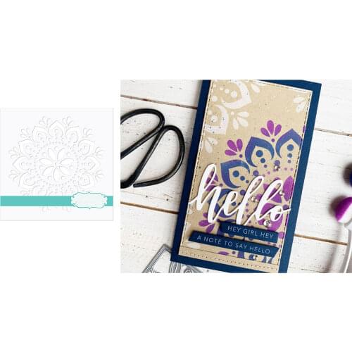 Lotus leaf petals lotus lace metal cutting decoration diy stencil scrapbooking easter craft engraving making stencil