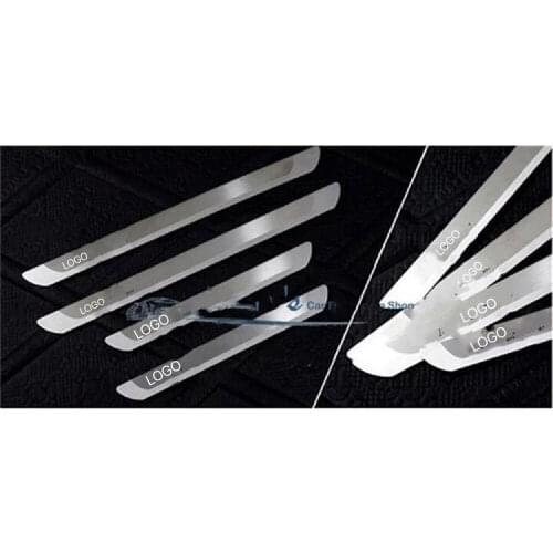 Stainless Steel Door Sill Scuff Plate Trim Protector Car Styling Accessories For peugeot 308 408 508 3008 2008 301 307