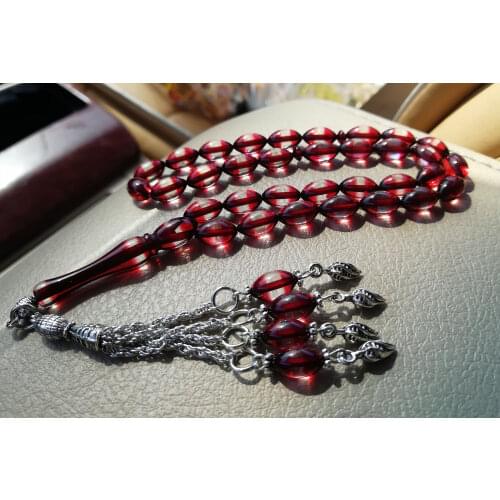 New model of smelling Resin Amber Prayer Beads Rosary tesbih muslim islamic Allah tasbih misbaha masbaha tespeeh sibha subha