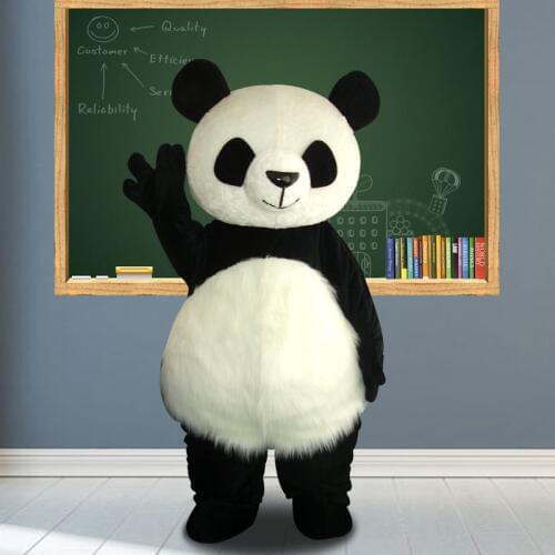 Panda Bear Mascot Costume Adult Character Mascot Cartoon Character Mascot