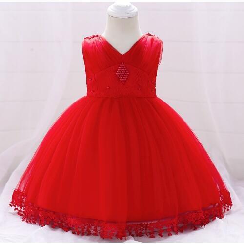 Toddler Baby Girl Infant Princess Dress Vestidos Baby Girl Wedding Dress Tutu Kids Party for 1 Years birthday christmas dress