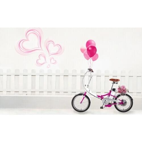 Pink Love Heart Balloon Photography Backdrops Photo Props Studio Background 5x7ft