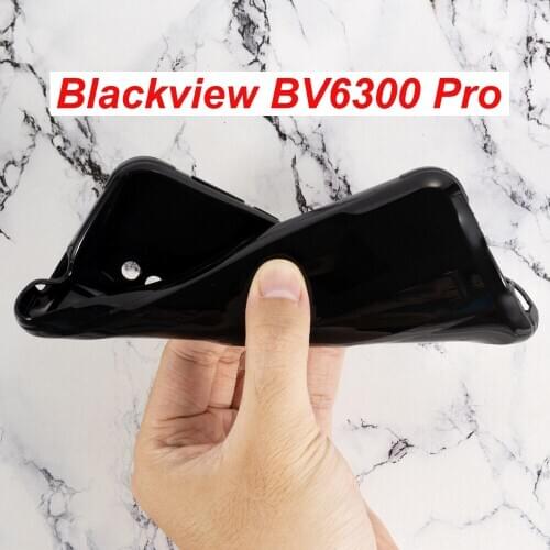 Blackview BV6300 Case Silicon Cover Soft TPU Matte Black Phone Protector Shell For BV6300 Pro Glass Back Cover Case Capa Bumper