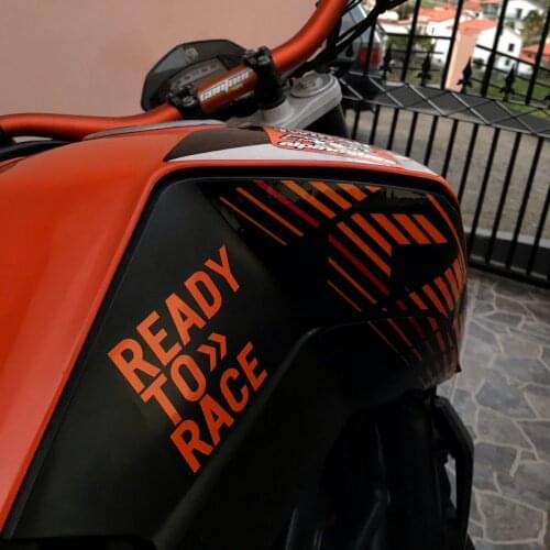 Car Styling Sticker Motorcycle Fender Tail Body Decals for Ready To Race RC200 250 390 RC8