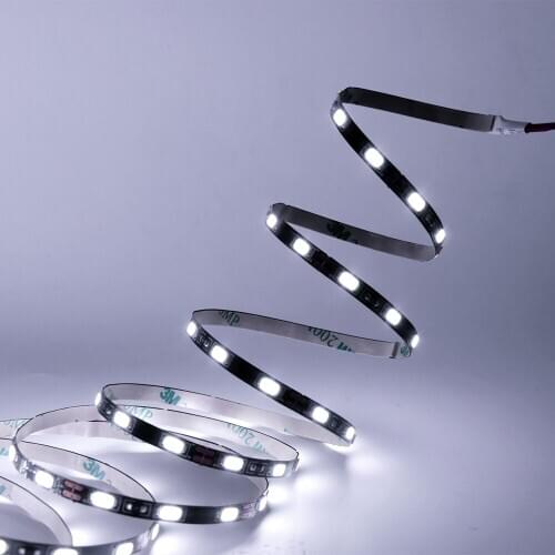 DC12V 5m Led Strip Light 5730 SMD 60Led/m Led Tape Light Box BackLight Flex Led Strip Non-waterproof White/ Warm White Black PCB