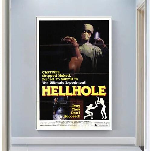 V0896 Hellhole Vintage Classic Movie Wall Silk Cloth HD Poster Art Home Decoration Gift