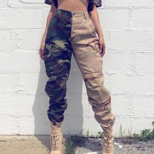 High Waist Camouflage Pants Women Joggers Track Trousers Fitness Party Club Pantalon Femme Dames Kleding Streetwear
