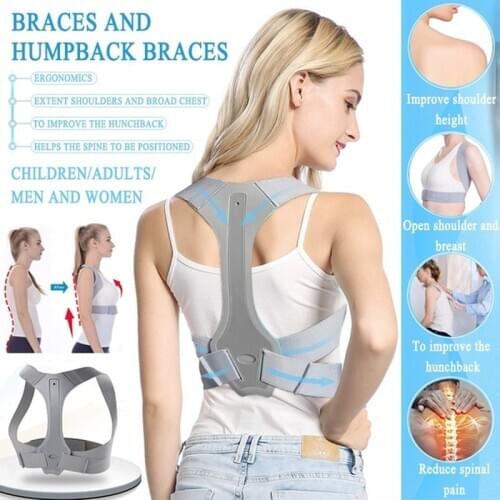 ZITY Adjustable Posture Corrector Back Shoulder Straighten Orthopedic Brace Belt For Clavicle Spine Back Support Pain Relief Uni